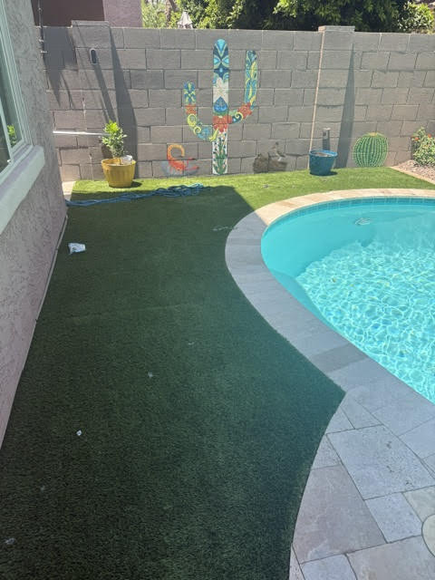 Pool Area Before